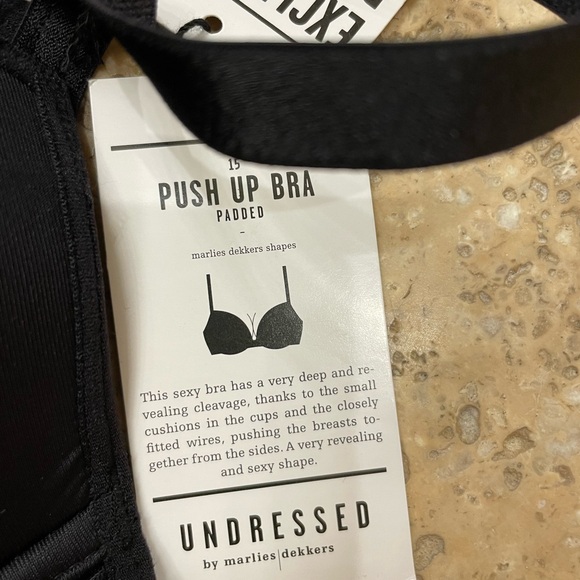 Marlies Dekkers 30B black push up bra and panty set 65B Marlies Dekkers bra sale - Picture 8 of 13